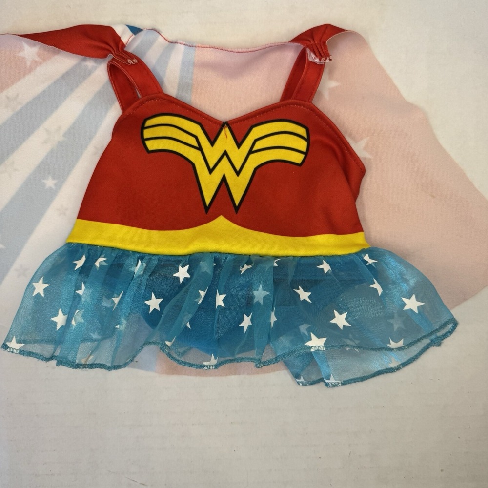 Build A Bear Workshop BABW Wonder Woman Costume Dress With Cape‎